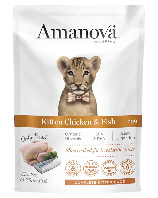 Image of Amanova Kitten – Exquisite Chicken [Кесички 12x85гр]