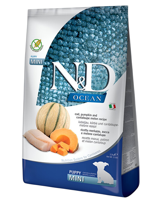 Image of N&D Cod, Pumpkin and Cantaloupe Melon Puppy Mini [Вреќа 7кг]