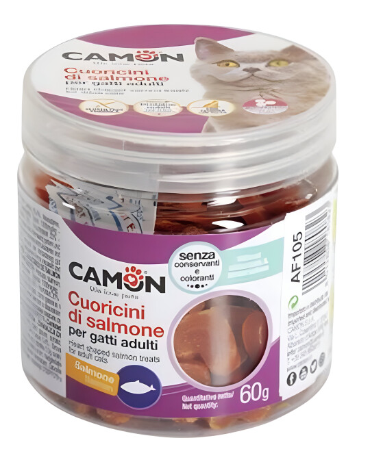 Image of Camon Cat Snack – Лосос Срциња [Кутија 60гр]