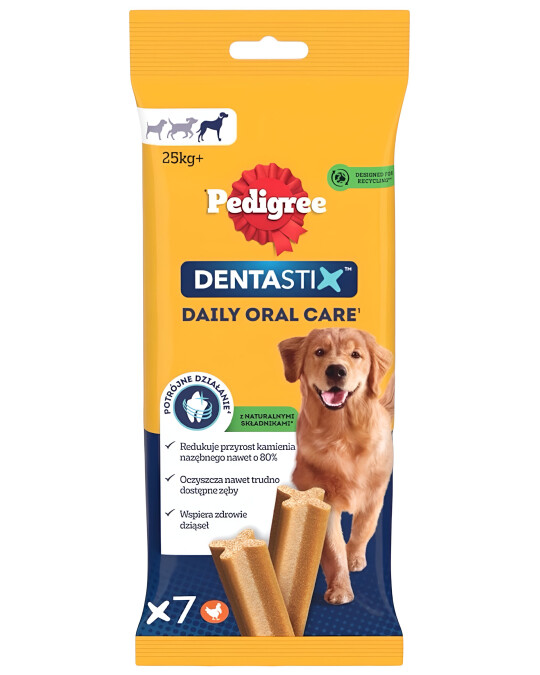 Image of Pedigree Dentastix Стапчиња со вкус на Пилешко [Кесичка 270гр]