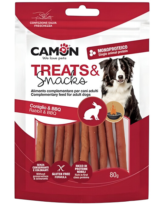 Image of Camon – Закуска за куче Стапчиња од Зајачко Месо [11.5см, 80гр.]