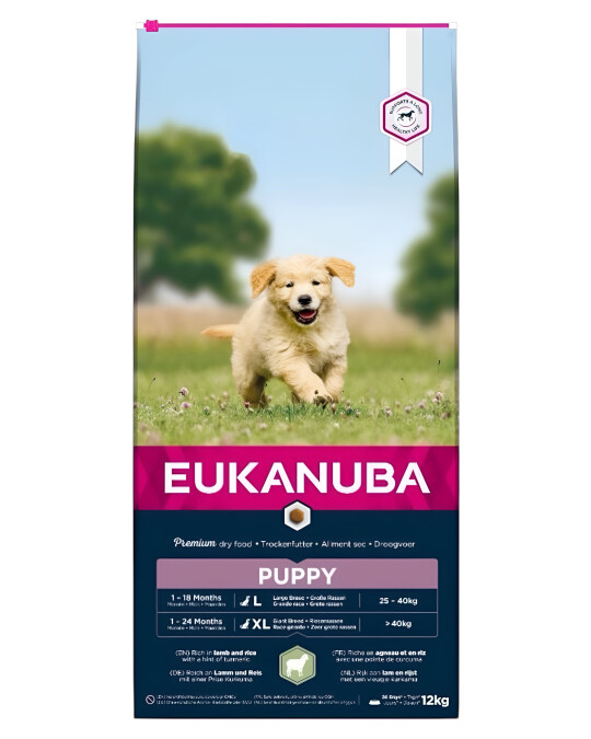 Image of Eukanuba Puppy Large & XL Breeds Lamb & Rice [Вреќа 12кг]