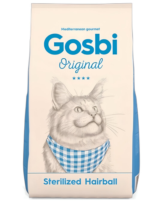Image of Gosbi Original Cat Sterilized Hairball [Вреќа 7кг]