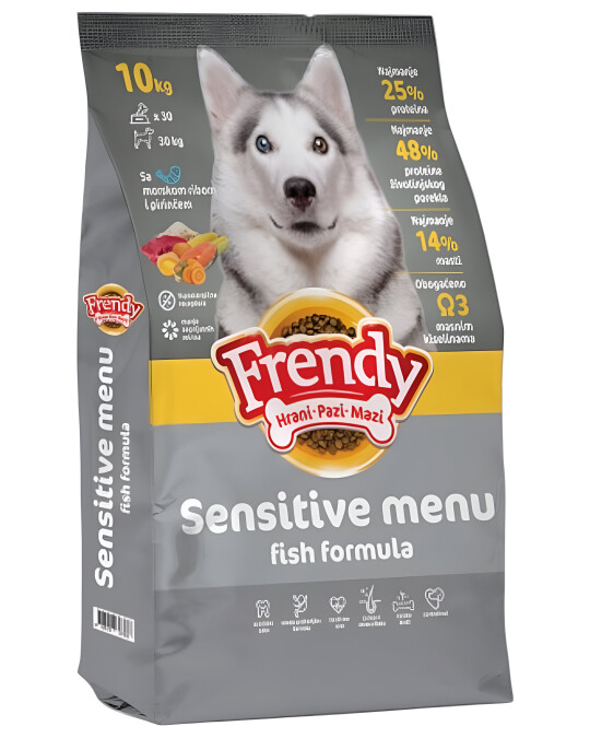 Image of Frendy Sensitive Гранули со Морска риба и ориз [Вреќа 10кг]