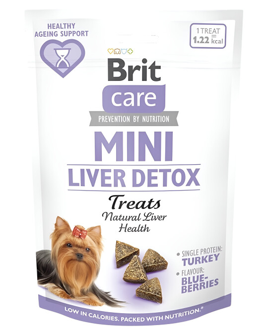 Image of Brit Care Mini Snack Liver Detox [Кесичка 50гр]