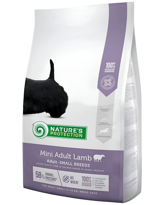 Image of Nature’s Protection Mini Adult Lamb [Вреќа 18кг]