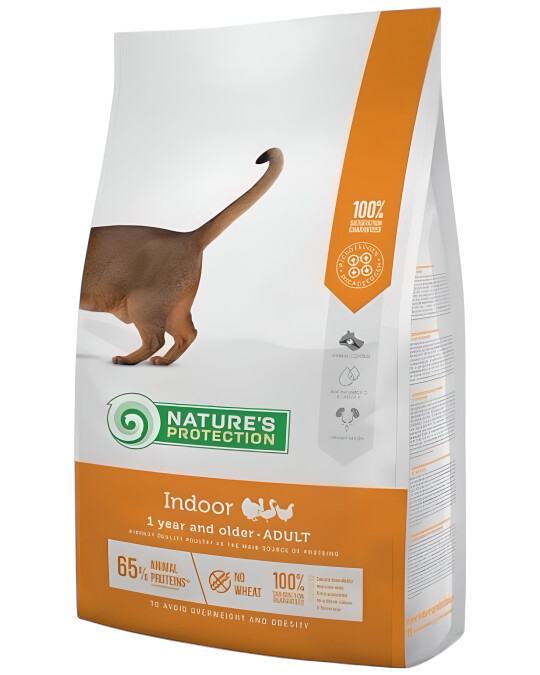 Image of Nature’s Protection Indoor Adult Cat Poultry [Вреќа 18кг]