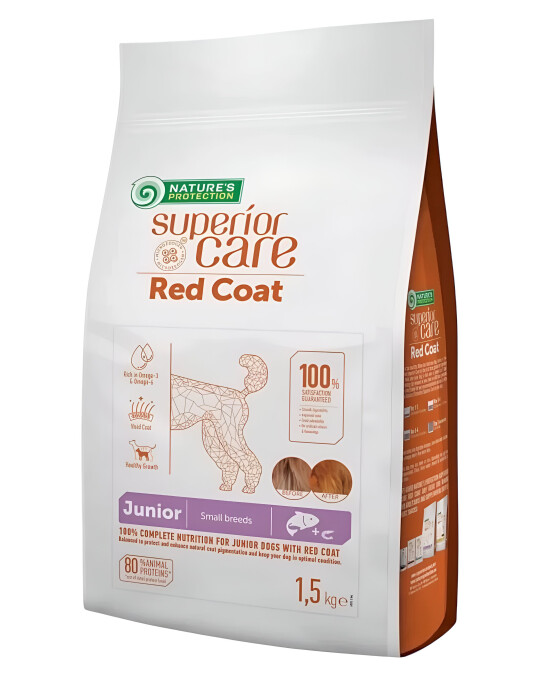 Image of Nature’s Protection Superior Care Red Coat Grain Free Salmon Junior [Вреќа 1,5кг]