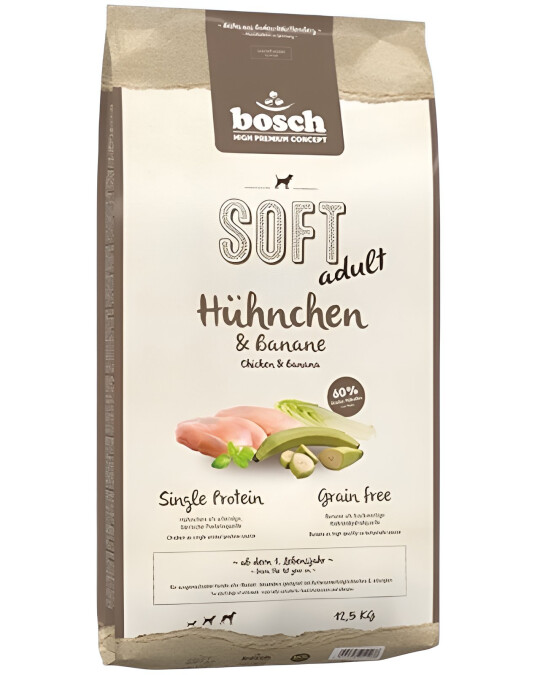 Image of Bosch HPC Soft / Plus – Adult Chicken & Banana [Вреќа 12,5кг]