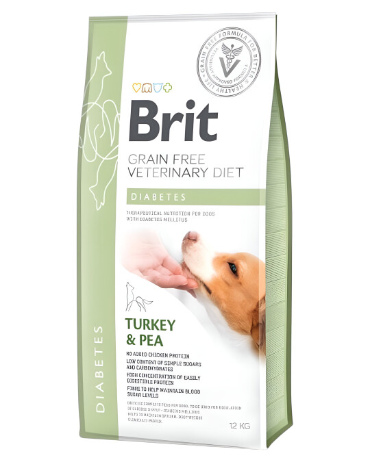 Image of Brit Grain-free Veterinary Diet Diabetes – Ветеринарна медицинска диета за кучиња со дијабетес