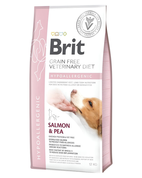 Image of Brit Grain-free Veterinary Diet Hypoallergenic - Ветеринарна медицинска диета за кучиња со алергии и нетолеранција на храна