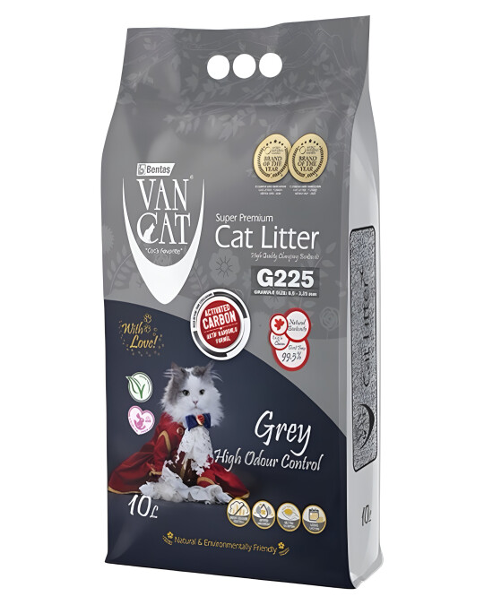 Image of Van Cat Superpremium – Песок за мачки со активен јаглен микс [Кеса 10л]