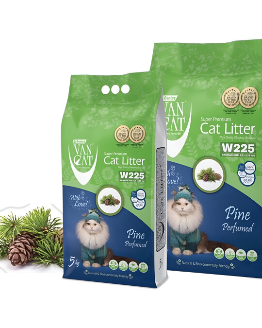 Image of Van Cat Superpremium – Песок за мачиња со мирис на шума/бор [Кеса 11.8л]