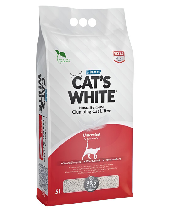 Image of Cats White – Клампинг (Без Мирис) [Кеса 5л]