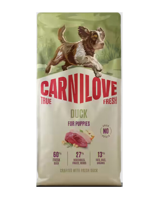 Image of Carnilove True Fresh Grain & Potato Free Duck for Puppies [Вреќа 12кг]