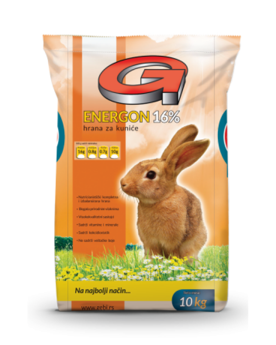 Image of Gebi Energon Храна за зајци [Вреќа 10кг]