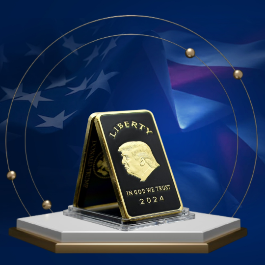 Image of Trump 2024 Gold Bar