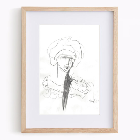 Image of Цртеж бр. 7 - "Дона Кармен“ од серијата „Приказни кои не завршуваат“