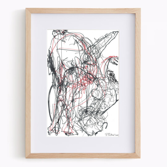 Image of Цртеж бр. 4 од серијата „Интерпретации“