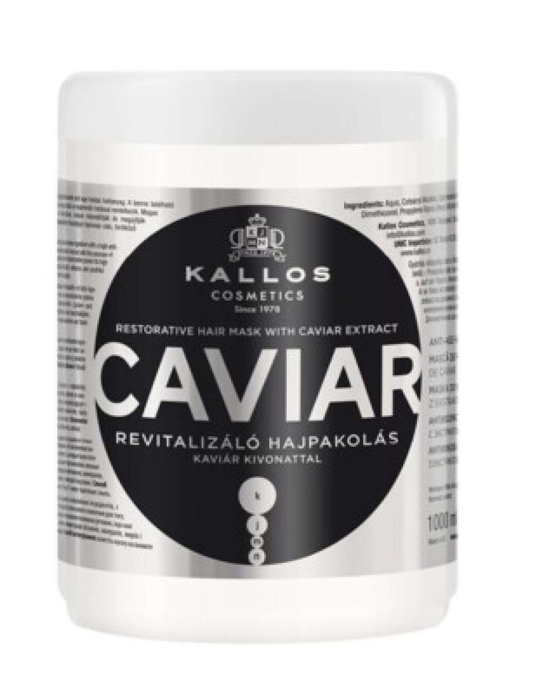 KALLOS Caviar маска за коса 1000мл