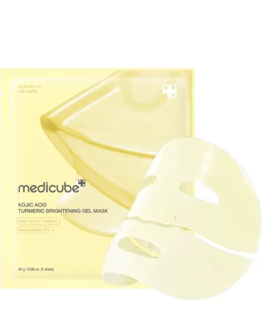 Image of MEDICUBE Kojic Acid Turmeric Brightening гел маска за лице 28г