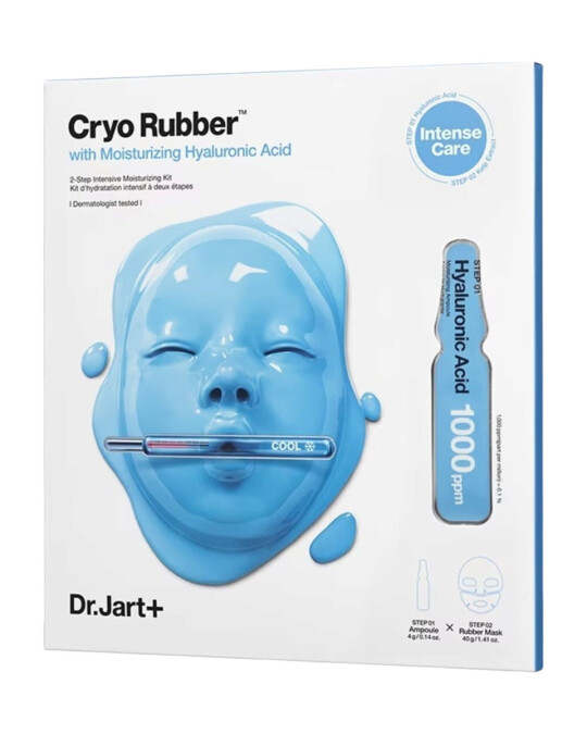Image of DR.JART+ Cryo Rubber With Moisturizing Hyaluroic Acid маска за лице 4г+40г