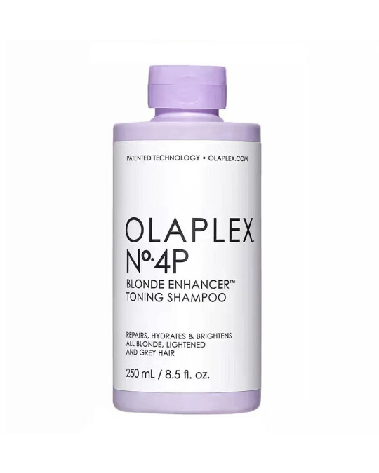 Image of OLAPLEX No4P Blonde Enhancer Toning Shampoo шампон за руса коса 250мл