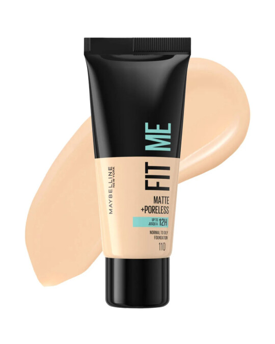 Image of MAYBELLINE Fit Me Matte and Poreless Foundation течна пудра за лице бр.105