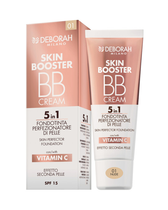 Image of DEBORAH Milano Skin Booster BB 5in1 тонирана крема за лице 30мл