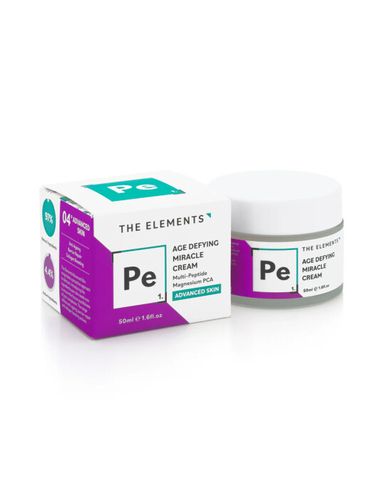Image of THE ELEMENTS Age Defying Miracle Cream дневен крем за лице со пептиди 50мл