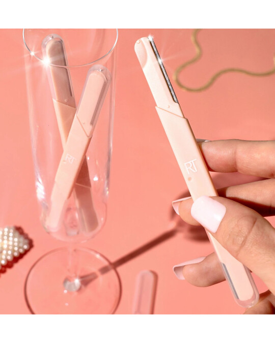 Image of REAL TECHNIQUES Face & Brow Razors сет жилети за средување влакна на лице