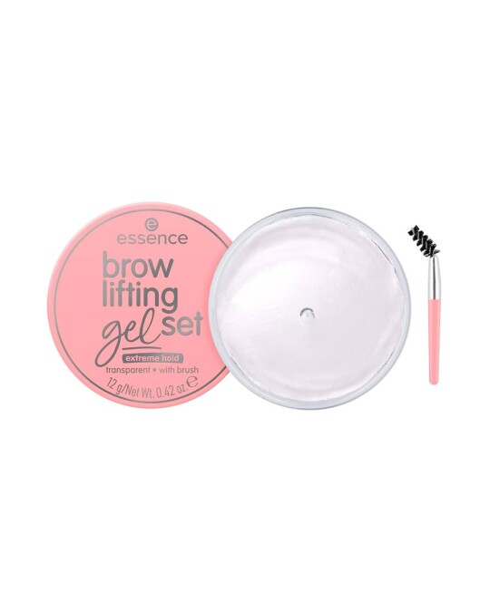 Image of ESSENCE Brow Lifting Gel Set Transparent With Brush безбоен гел за веѓи со апликатор