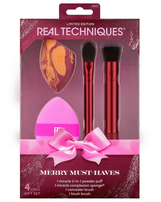Image of REAL TECHNIQUES Merry Must-Haves четки за шминка