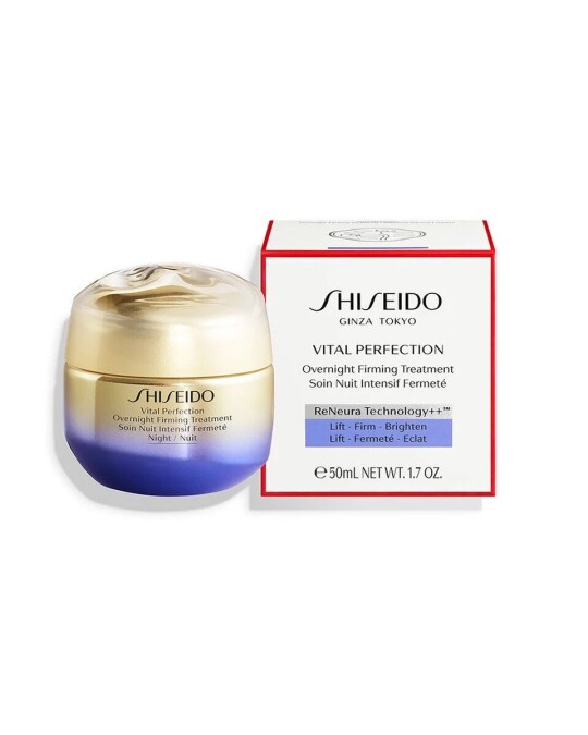 Image of SHISEIDO  Vital Perfection Overnight Firming Treatment ноќен третман за лице 50мл