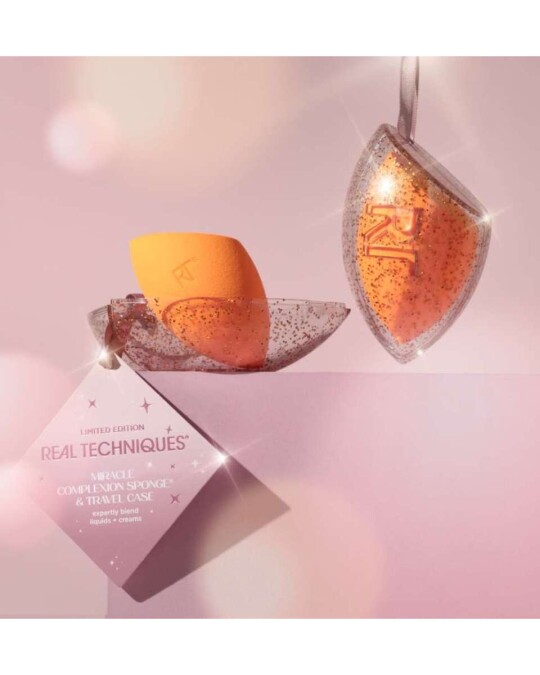 Image of REAL TECHNIQUES Set Miracle complexion Sponge + Travel Case сет за шминкање