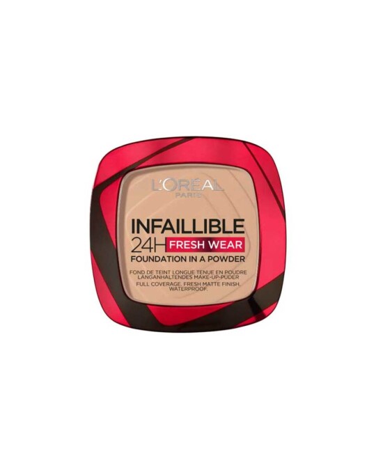 Image of L`OREAL PARIS Infallible 24h Fresh Wear 130 True Beige камена пудра