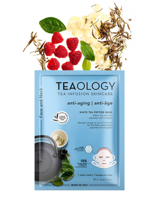 Image of TEAOLOGY White Tea Peptidе маска за лице за хидратација и ревитализација на кожата 21мл