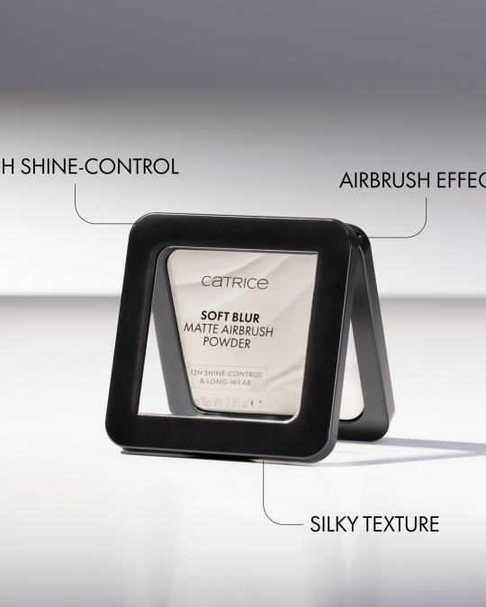 Image of Catrice Soft Blur Matte Airbrush Powder камена пудра
