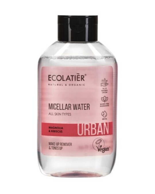 Image of ECOLATIER Urban Magnolia&Hibiskus мицеларна вода за сите типови на кожа 400мл