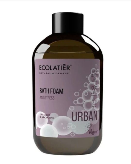 Image of ECOLATIER Urban Antistress Lavander&Nectarine пена за туширање 600мл