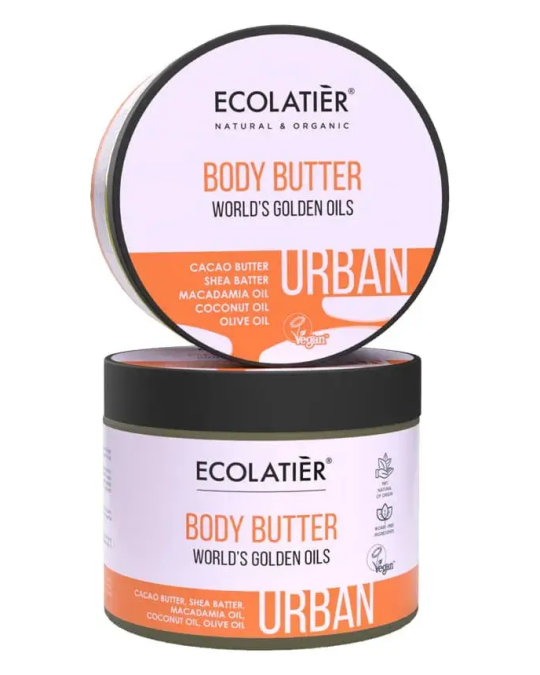Image of ECOLATIER Urban World's Golden Oils путер за тело со  светки 380мл