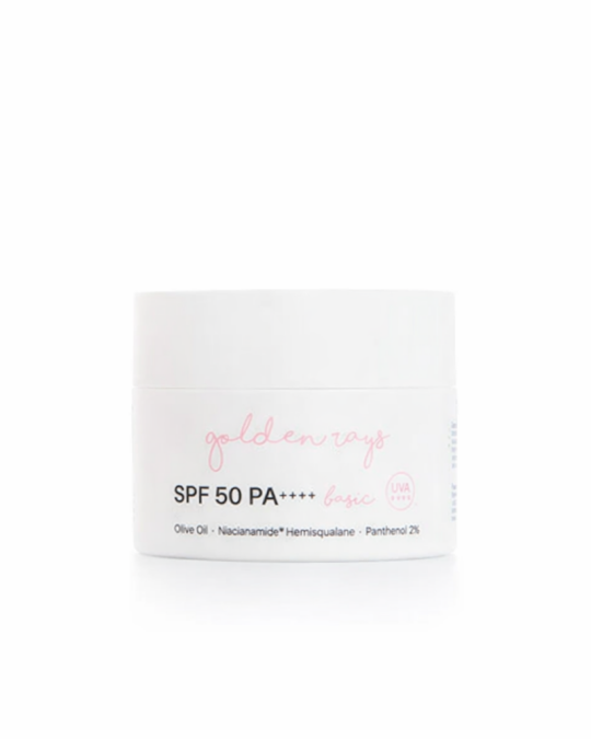 Image of NACOMI Next Level Golden Rays Moisturizing крема за лице со заштитен фактор SPF50 50мл