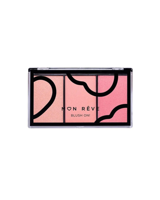 Image of MON REVE Blusher Trio тројно руменило за лице бр 04