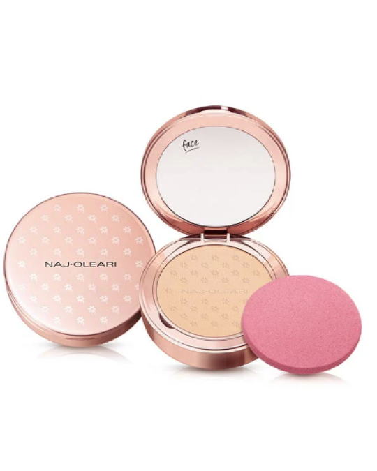 Image of NAJ OLEARI Silk Feel Wet&Dry Matte компактна пудра