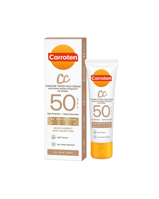 Image of CARROTEN CC Тониран крем за лице SPF50 50мл