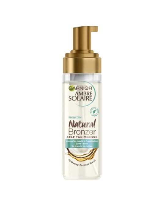 Image of GARNIER Ambre Solaire Natural Bronzer пена за самопотемнување 200мл