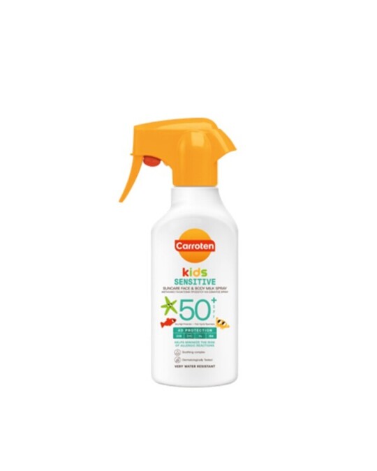 Image of CARROTEN Kids Sensitive млеко за сонлање SPF50 270мл