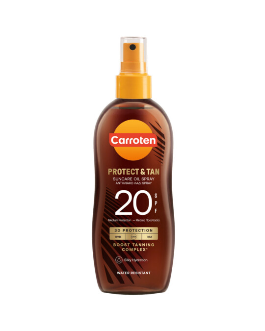 Image of CARROTEN Protect & Tan масло за сонлање SPF20 150мл