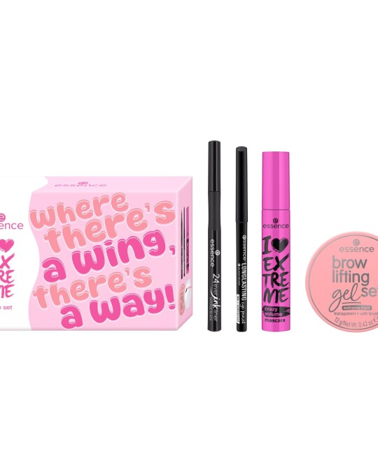 Image of I Love Extreme маскара+24 Ever Ink туш за очи+Longlasting молив за очи+Brow Lifting гел за веѓи