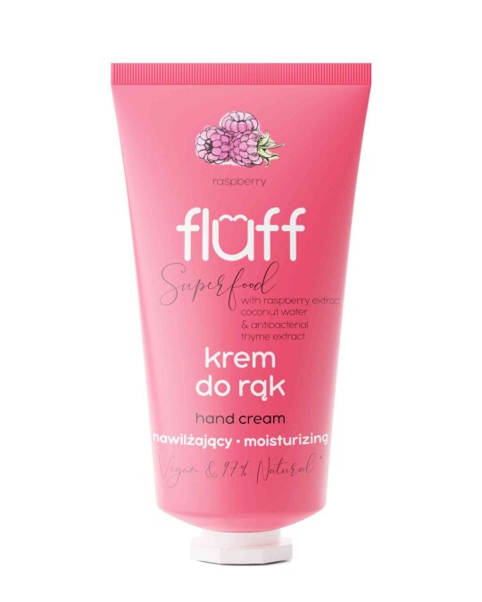 Image of FLUFF Super Food raspberry крема за раце 50мл
